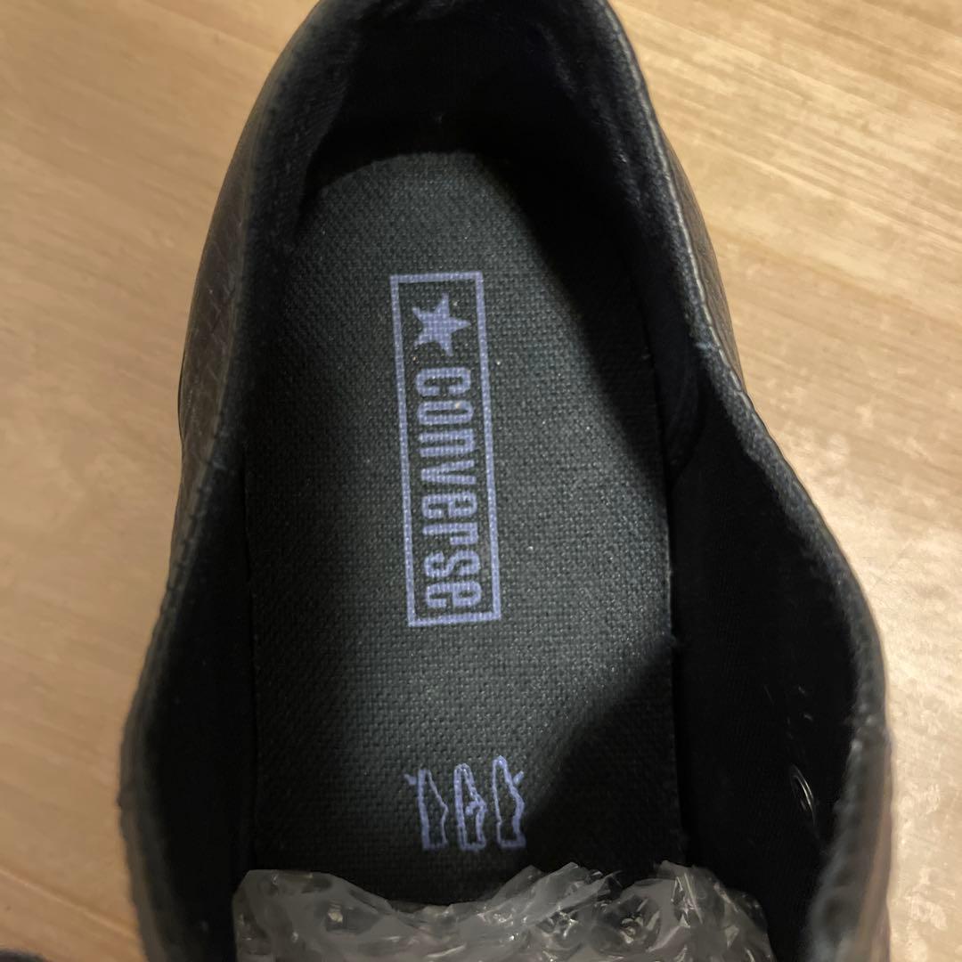 【良品】コンバース CT70 LEATHER BLACK LOW ブラック 28