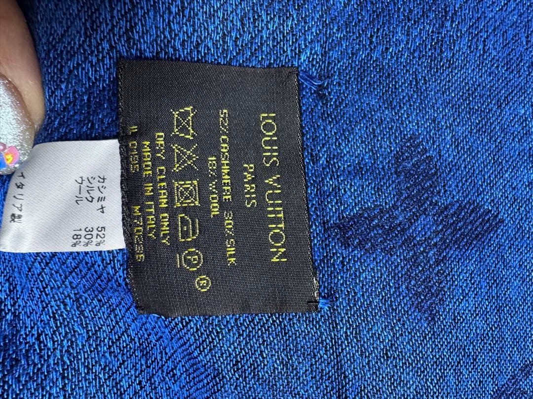 p*)様 美品　ルイヴィトン　ストール　マフラー　カシミア　ウール　シルク