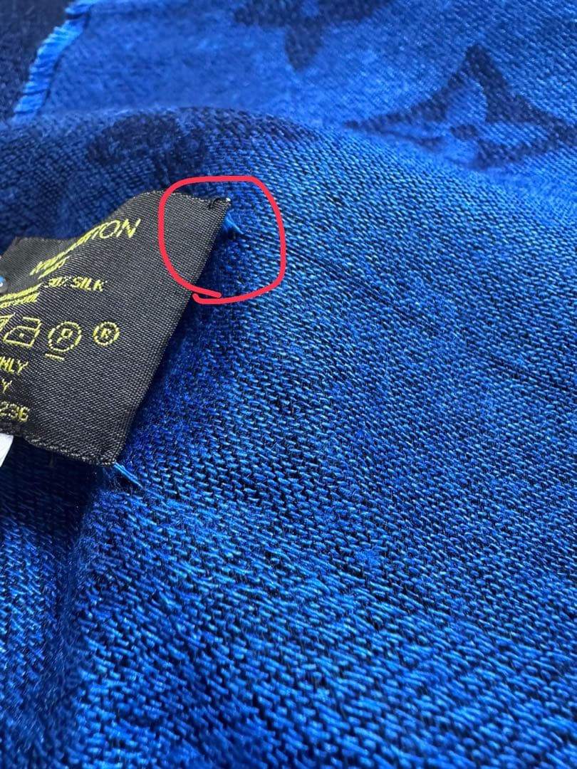 p*)様 美品　ルイヴィトン　ストール　マフラー　カシミア　ウール　シルク