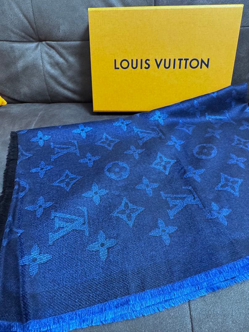 p*)様 美品　ルイヴィトン　ストール　マフラー　カシミア　ウール　シルク