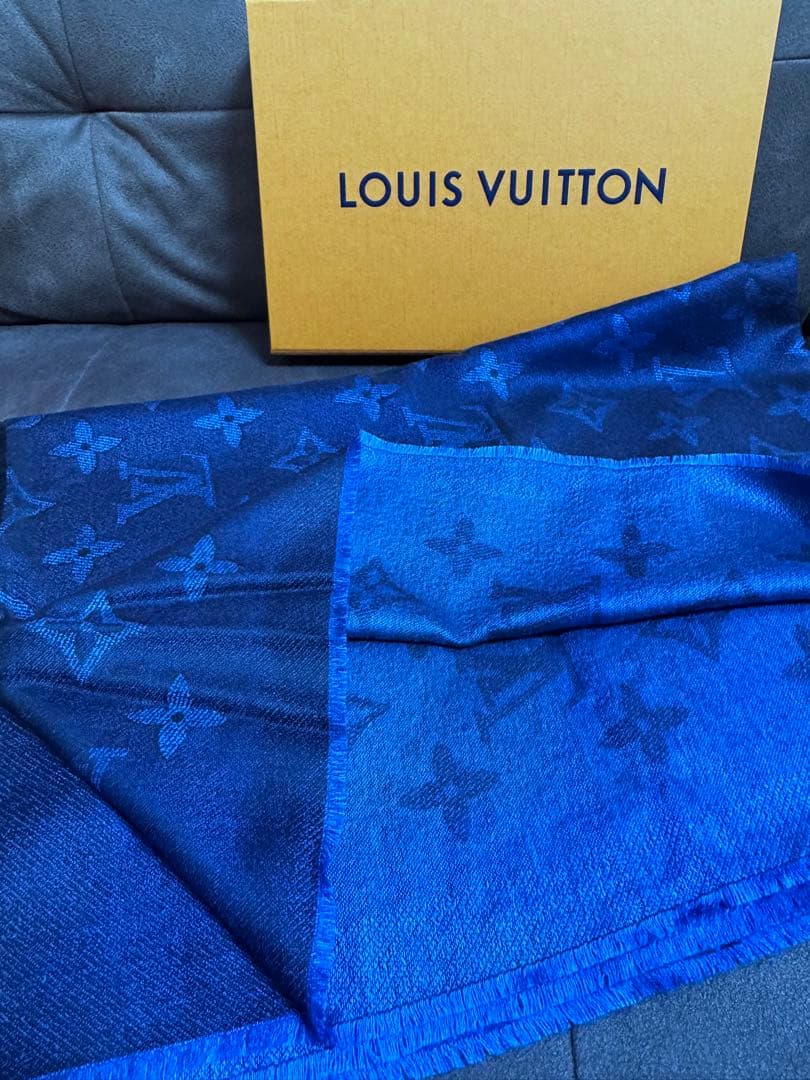 p*)様 美品　ルイヴィトン　ストール　マフラー　カシミア　ウール　シルク