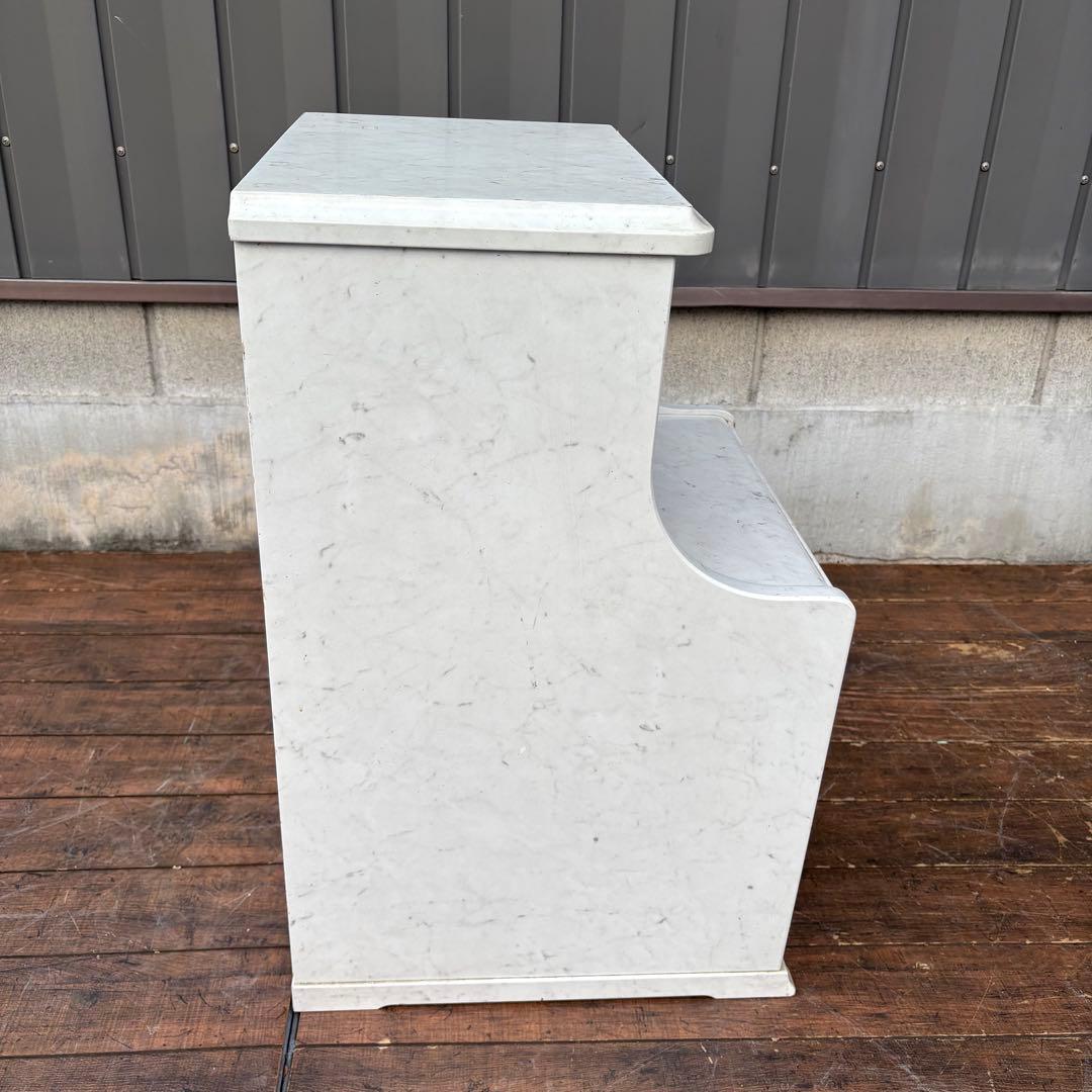 C1北欧レトロ カリモク家具 木製ドレッサーテーブル 収納椅子付きサイドテーブル