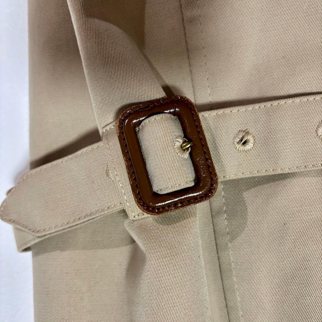 アクアスキュータム 英製 トレンチコート ロング丈 ベージュ XLオーバーサイズ