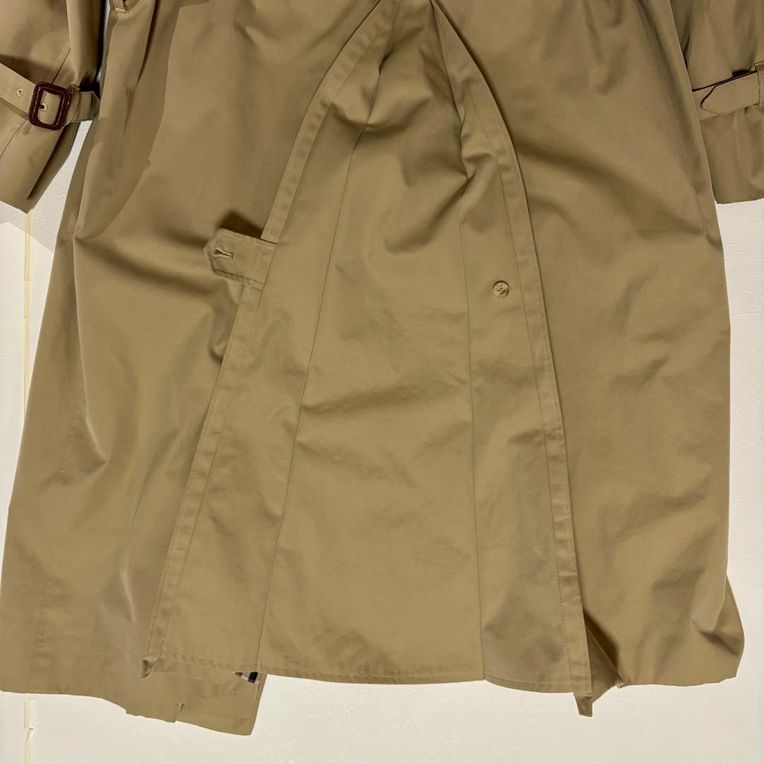 アクアスキュータム 英製 トレンチコート ロング丈 ベージュ XLオーバーサイズ
