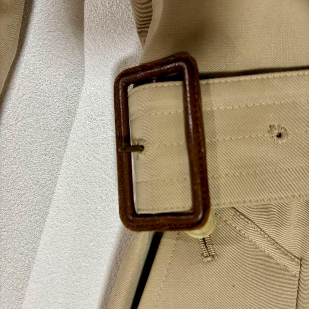 アクアスキュータム 英製 トレンチコート ロング丈 ベージュ XLオーバーサイズ