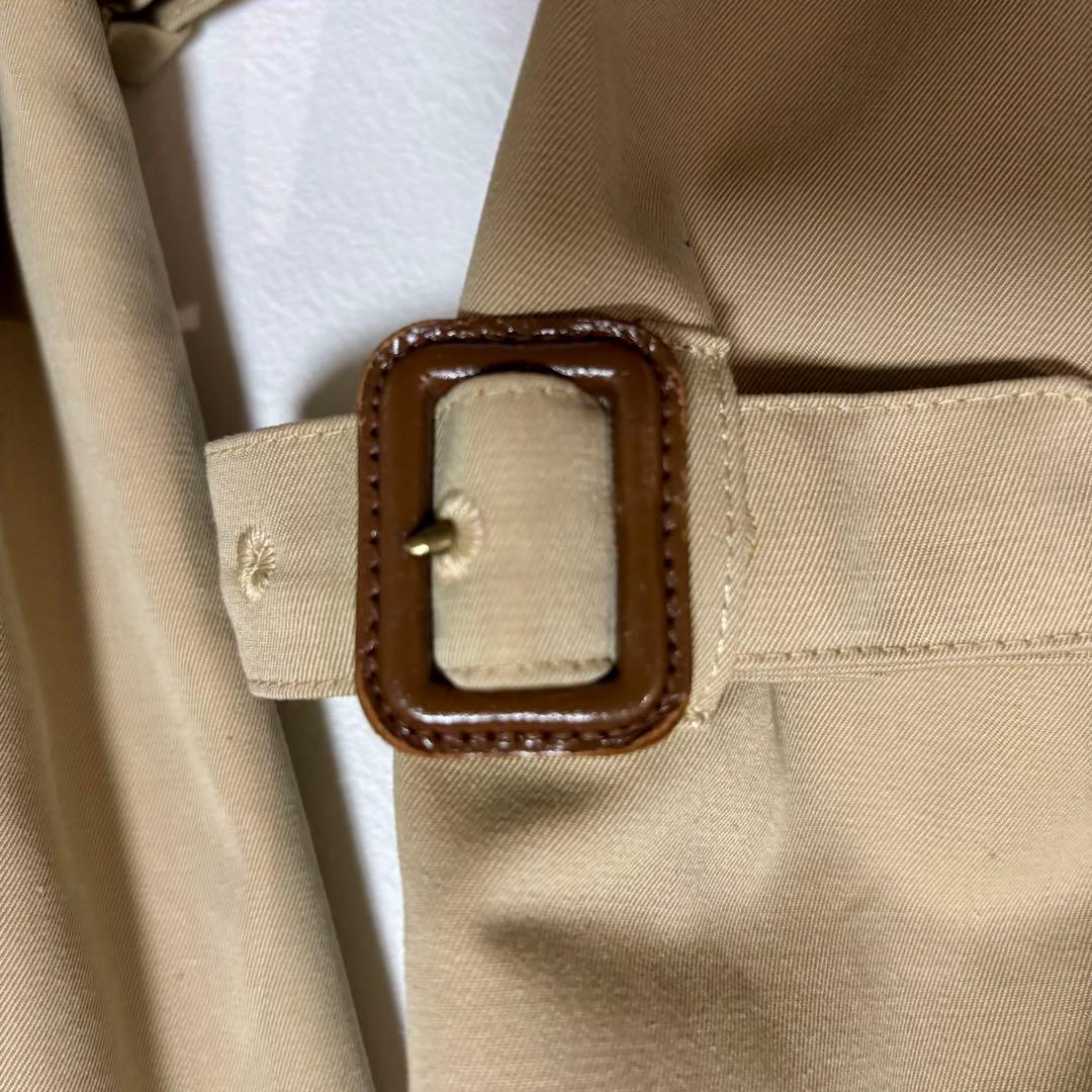 アクアスキュータム 英製 トレンチコート ロング丈 ベージュ XLオーバーサイズ