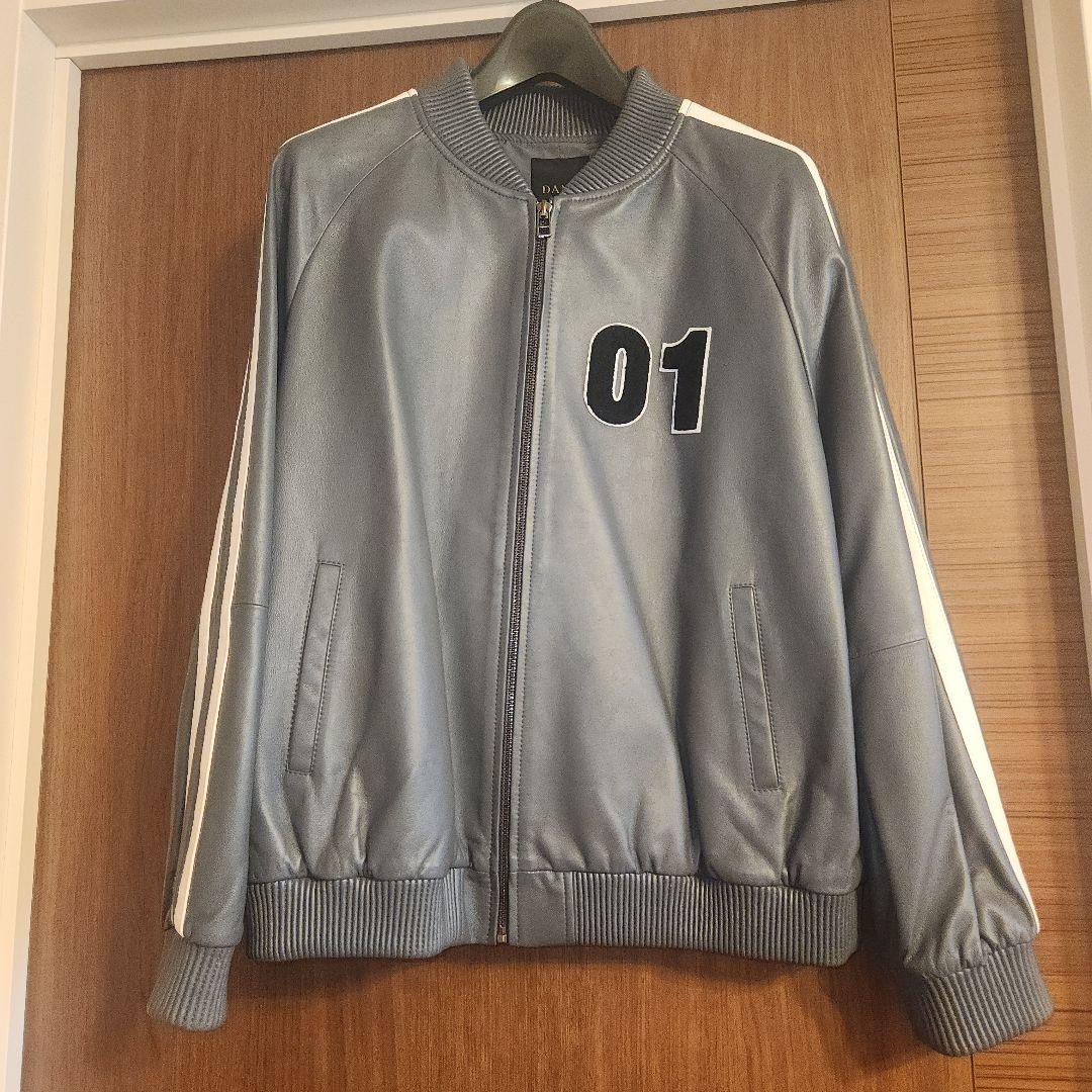 ダーマAnd　羊レザープルゾン　グレーLL