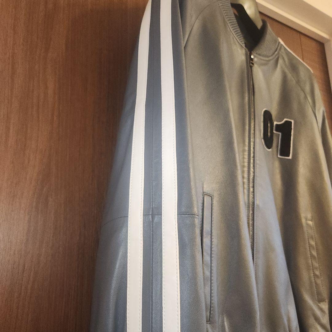 ダーマAnd　羊レザープルゾン　グレーLL