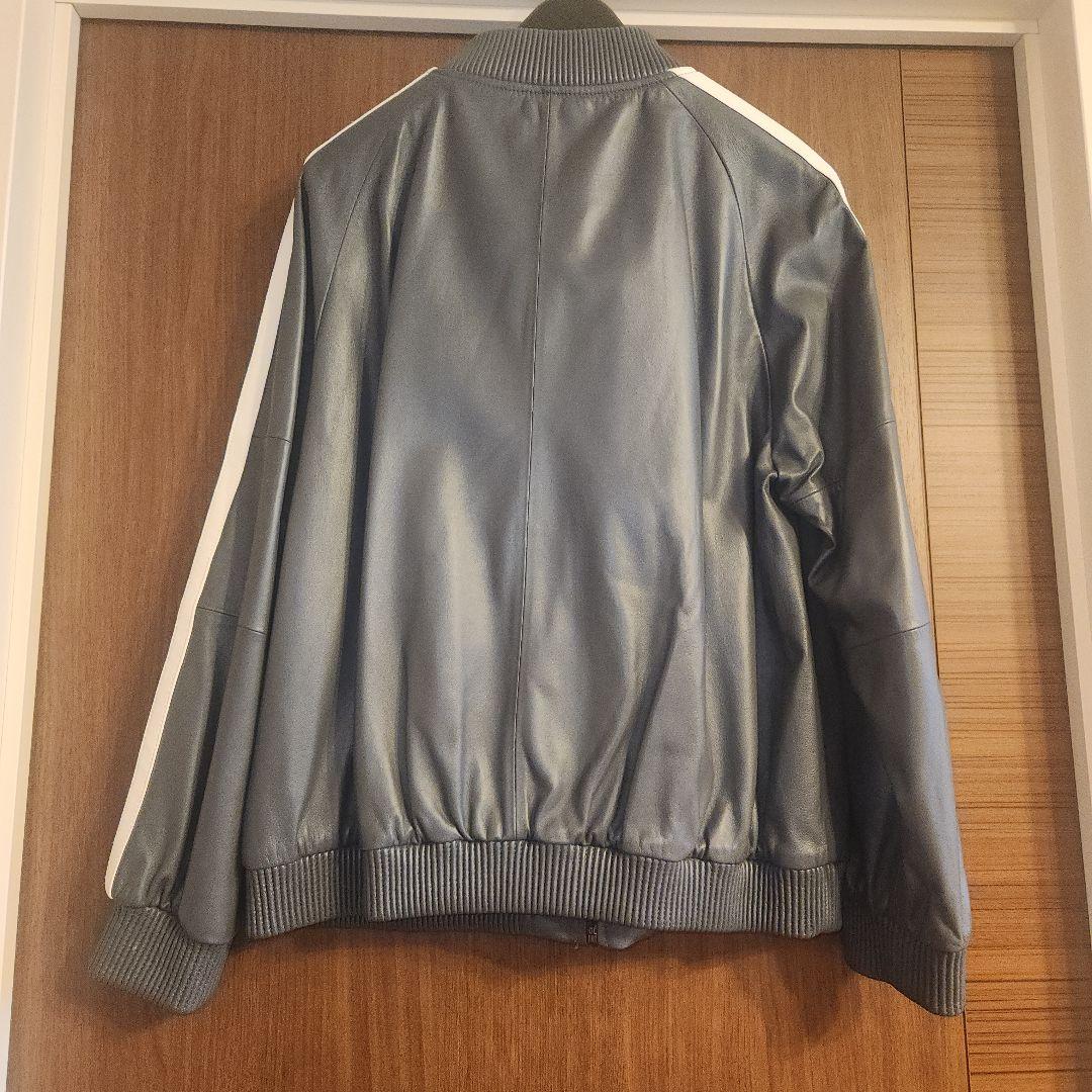 ダーマAnd　羊レザープルゾン　グレーLL