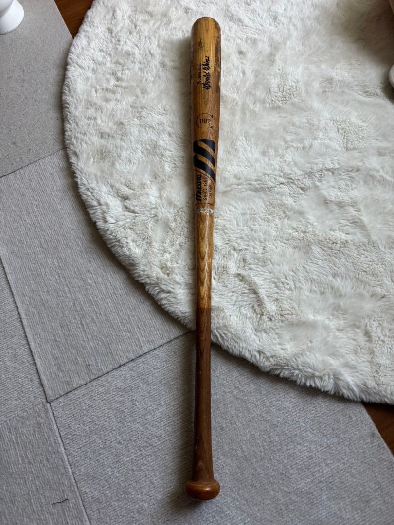 原辰徳　実使用サイン入りMizuno 木製バット
