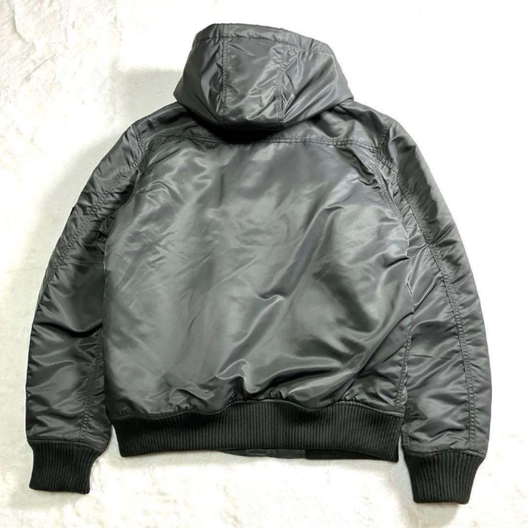 未使用XL✨アルファインダストリーズ✨MA-1 フライトジャケット　中綿　フード