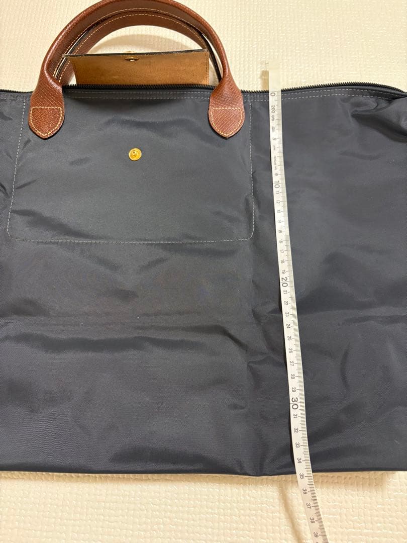 【正規品】ロンシャン　プリアージュ　L トラベルバッグ　ガンメタル　保証書あり