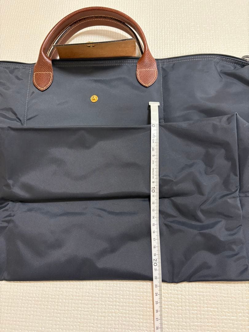 【正規品】ロンシャン　プリアージュ　L トラベルバッグ　ガンメタル　保証書あり