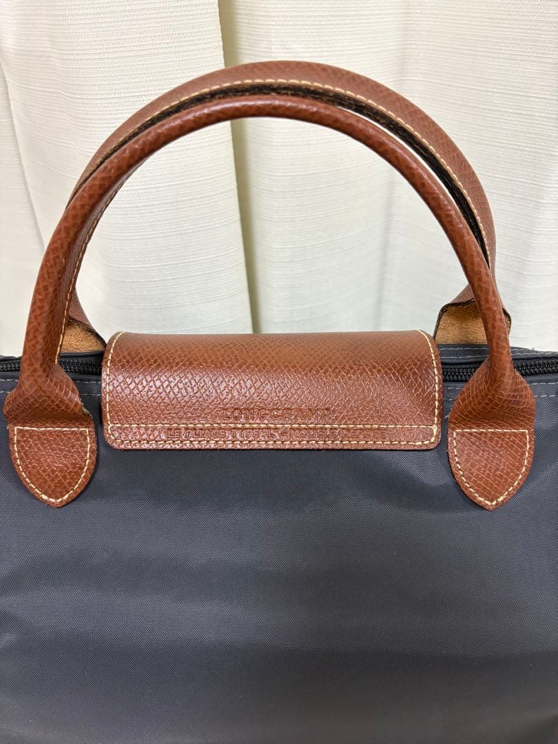 【正規品】ロンシャン　プリアージュ　L トラベルバッグ　ガンメタル　保証書あり