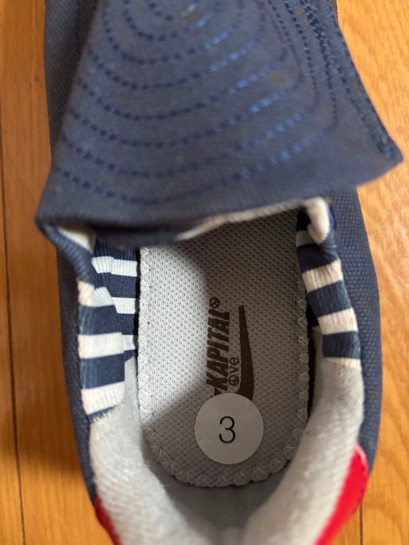 キャピタルKAPITAL キャンバスセーラーコハゼ タビスニーカー