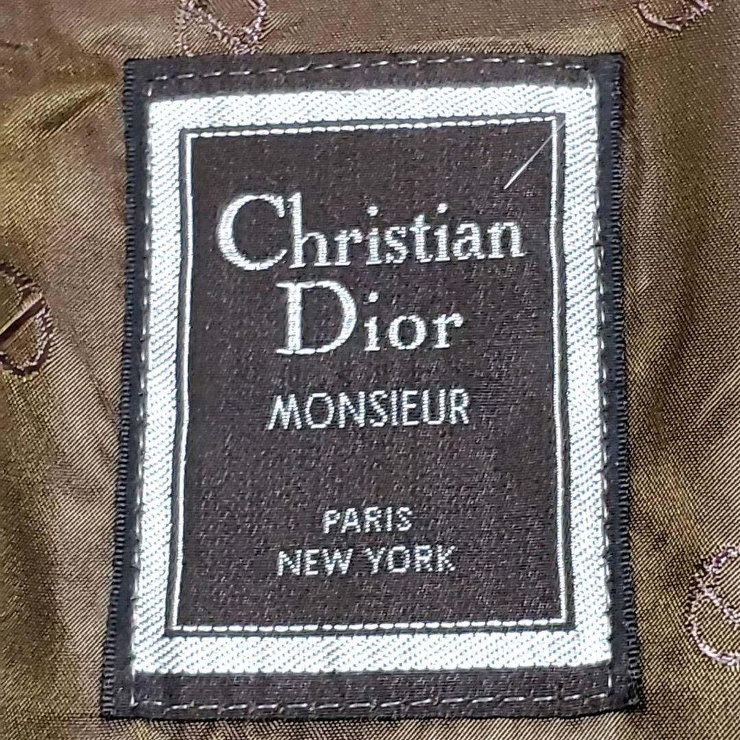 美品 L クリスチャン ディオール ロング トレンチ コート ベージュ ライナー