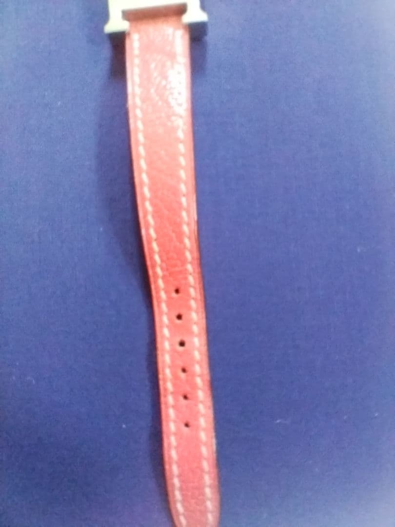 エルメス ★Hウォッチ★レッドレザー