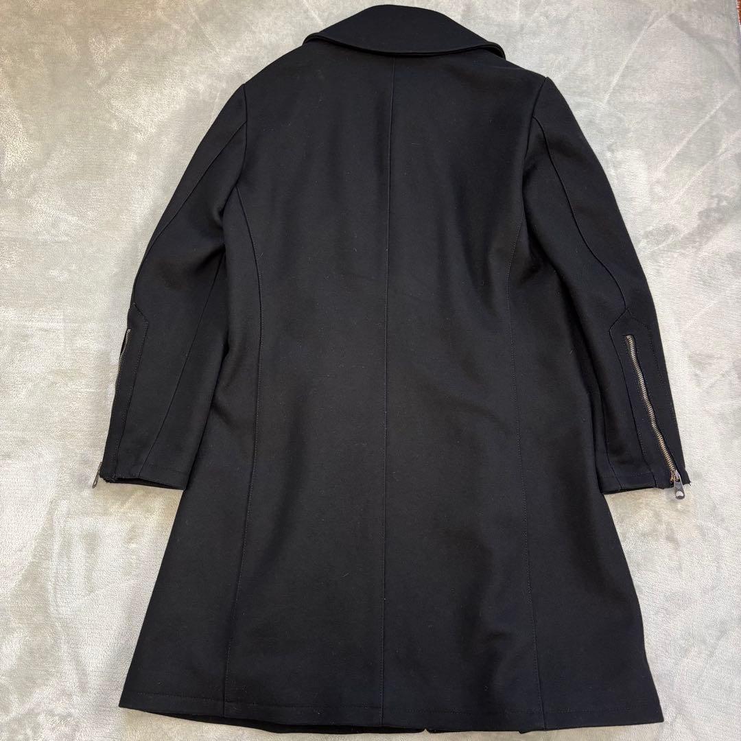 美品✨EMPORIO ARMANI ロングコート 黒 キルティング 着丈約95㎝