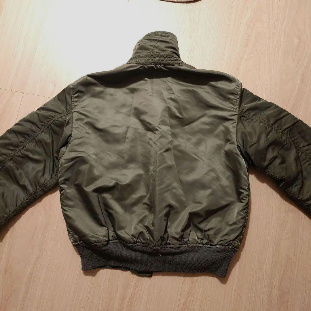 ALPHA INDUSTRIES フライトジャケット USA製 希少　カーキー