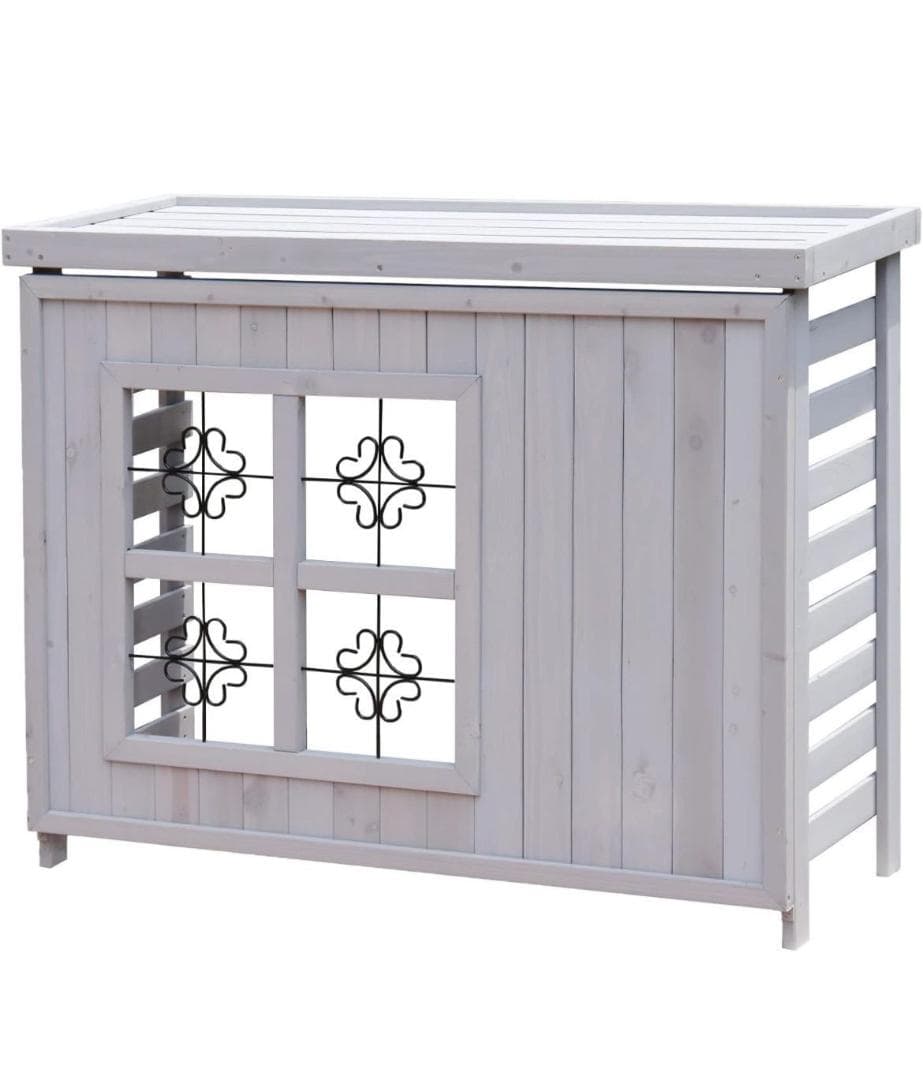 【OKC7】ガーデンガーデン エアコン室外機カバーボックス ジャンボ(大型対応)