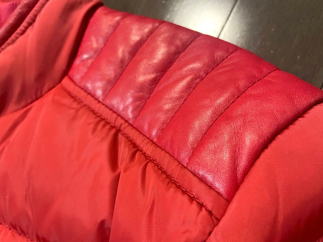 COACH★コーチ★レザー切替ダウン★ライダースジャケット★羊革★M★