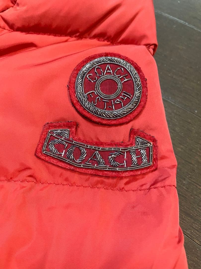 COACH★コーチ★レザー切替ダウン★ライダースジャケット★羊革★M★