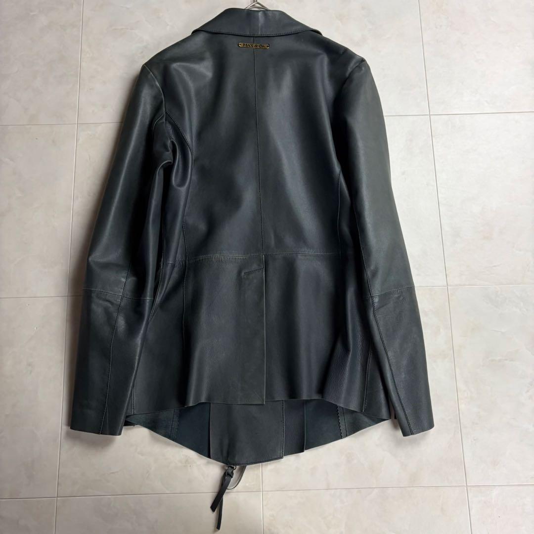 MAX Mara ✨MAX&Co. ラムレザージャケット 羊革 黒 38