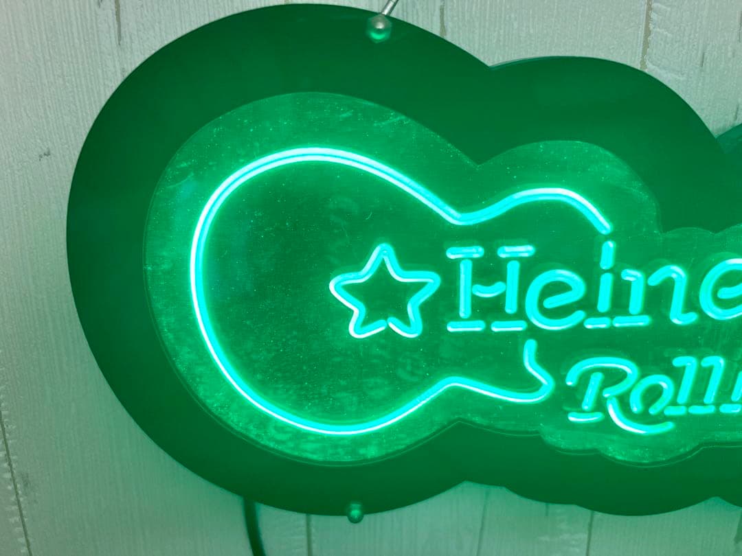 ハイネケン　ローリングストーンズ　LEDネオンサイン　ネオン看板　ネオンライト