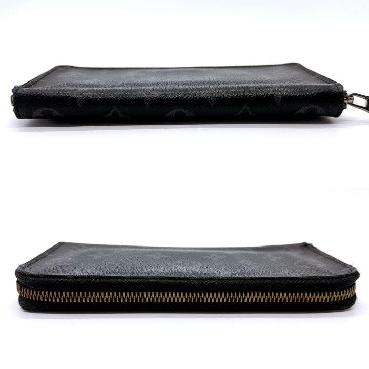 ルイヴィトン ジッピー・ウォレット・ヴェルティカル モノグラム・エクリプス長財布