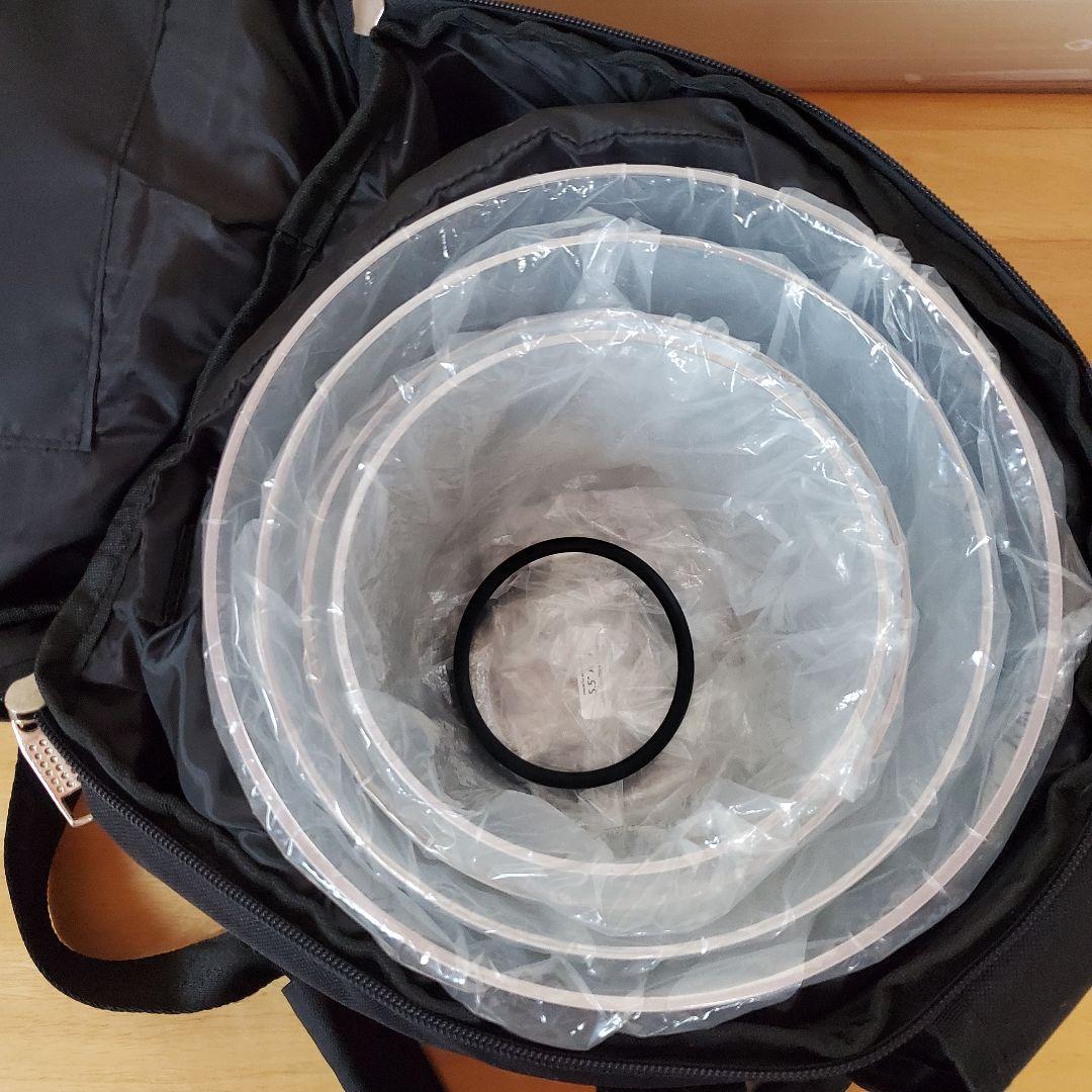 クリスタルボウル 4個セット 持ち運び布ケース・マレット・パンフレット付