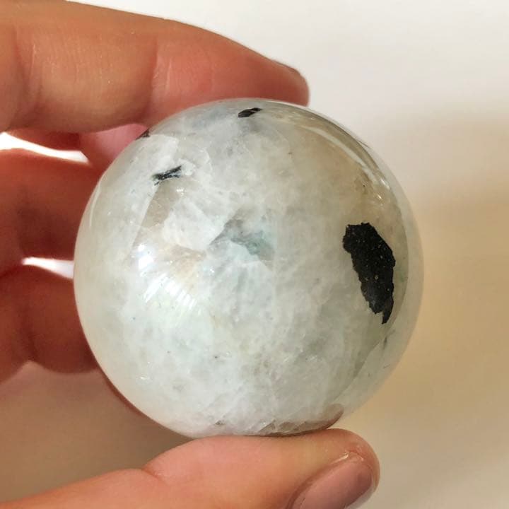 レインボームーンストーン スタンド付きA