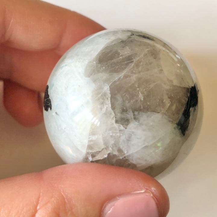 レインボームーンストーン スタンド付きA