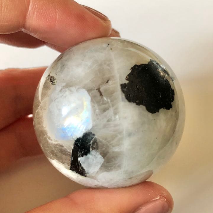 レインボームーンストーン スタンド付きA