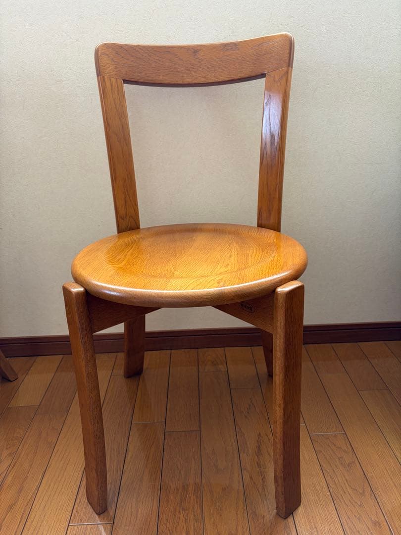 浜本工芸　ダイニングチェア　２脚セット スタッキング可