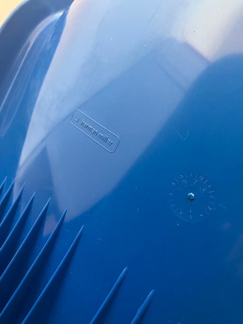 ヴィンテージ品★パントンチェア★ハーマンミラー製★ブルー★ミッドセンチュリー★