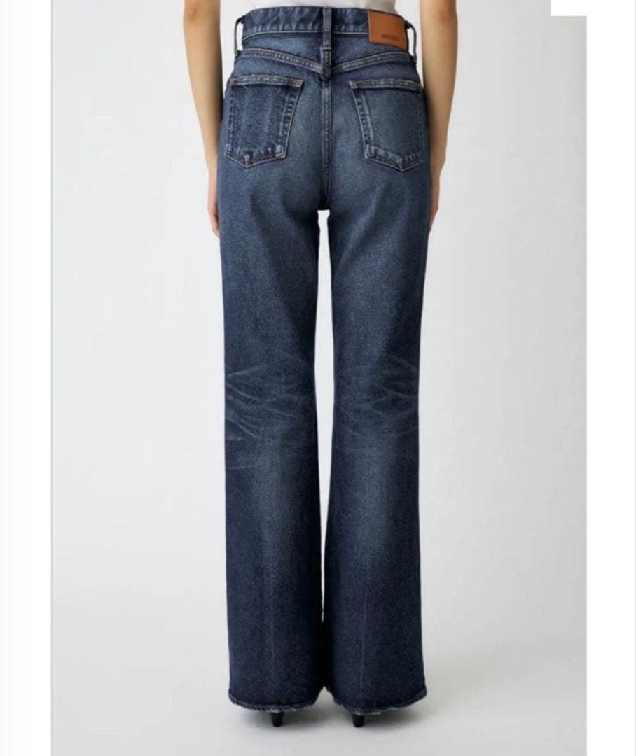 パンツ MOUSSY MVS D/BLU FLARE 25