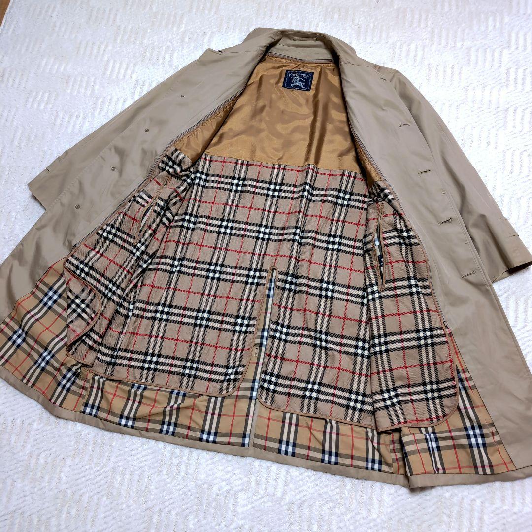 BURBERRYS バーバリーズ ステンカラーコート ノバチェック ライナー付