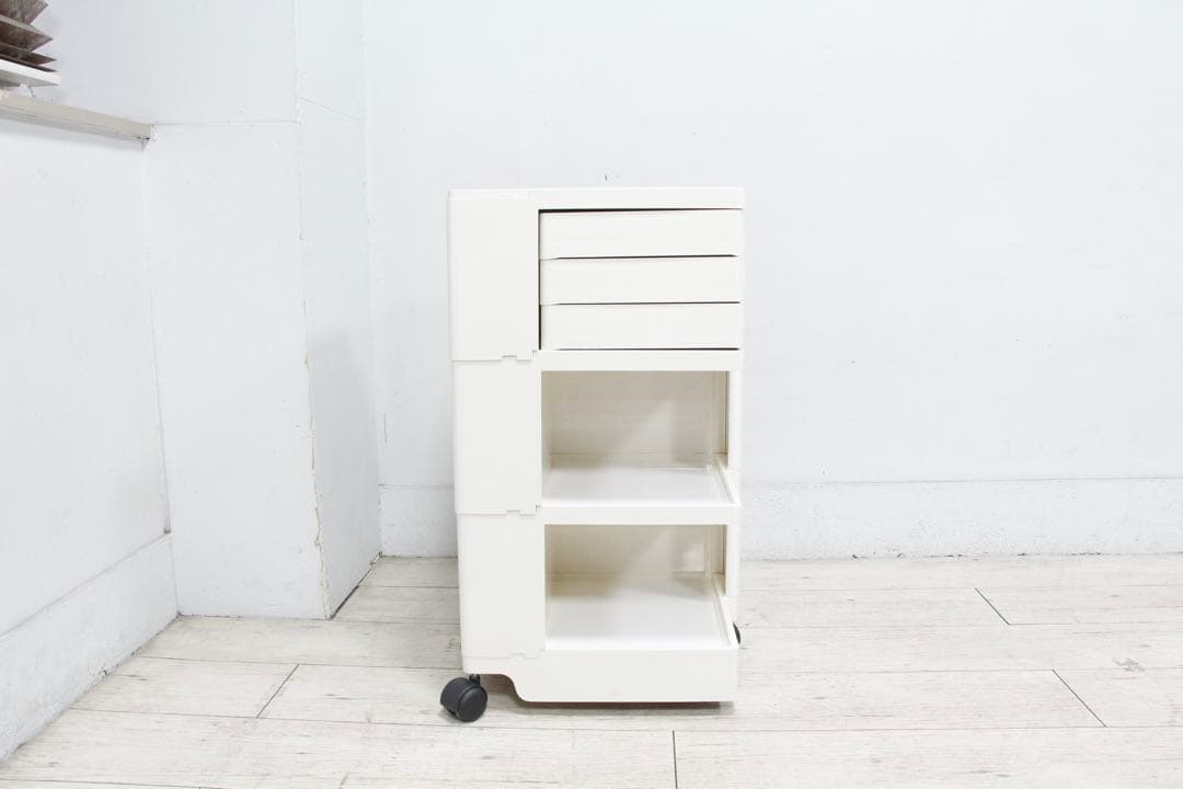 B-Line ビーライン ボビーワゴン 3段3トレイ ホワイト