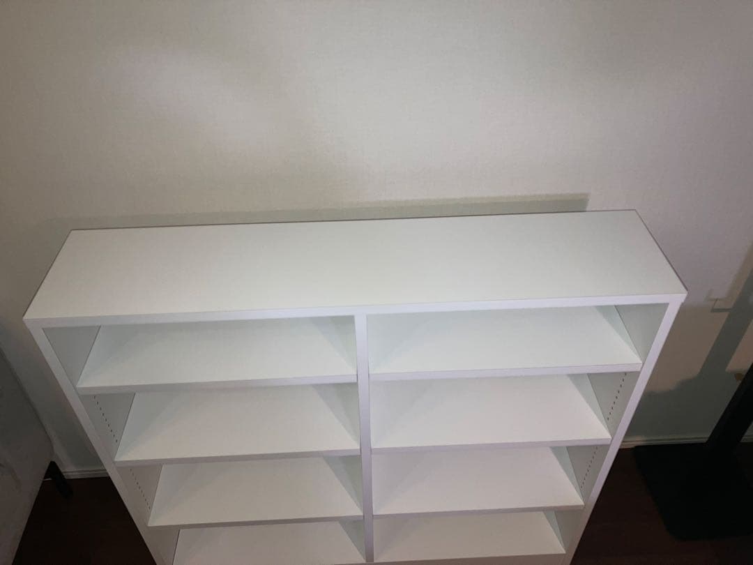 ホワイトオープンラック 幅90cm 奥行20cm