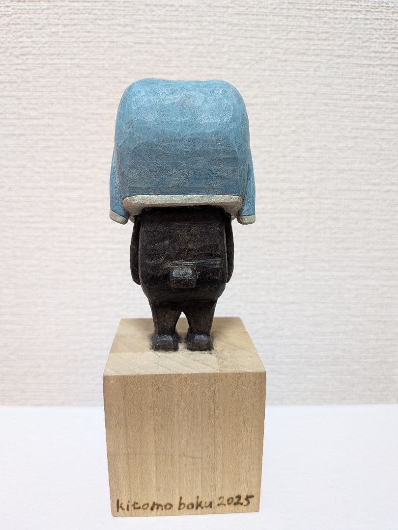 置き物木彫り人形　フレンチブル　最終値下げ