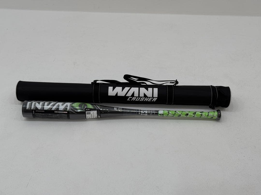 新品未使用WANI Crusher 78cm600g 少年軟式バット ケース付き