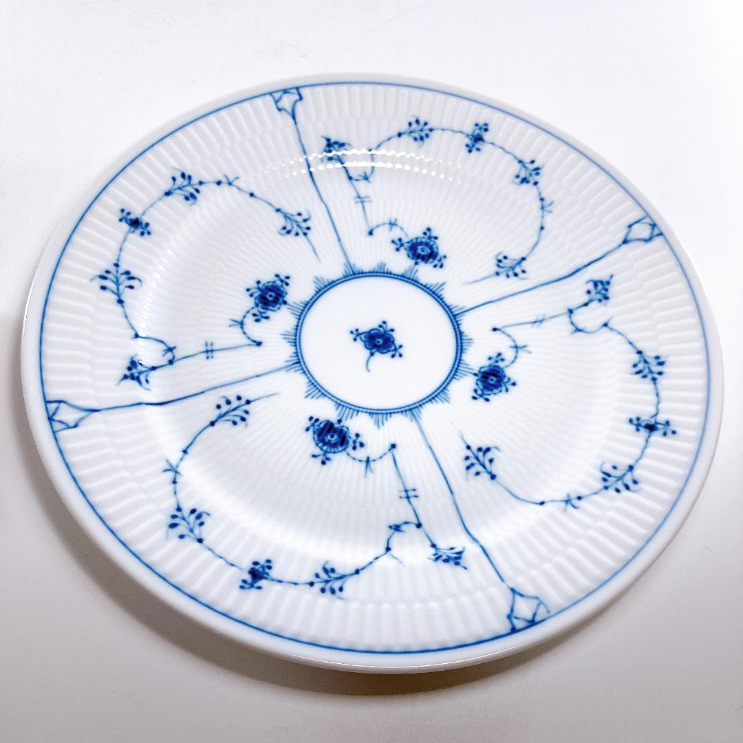 ロイヤルコペンハーゲン ブルーフルテッド プレート 27cm 2枚　|3900|