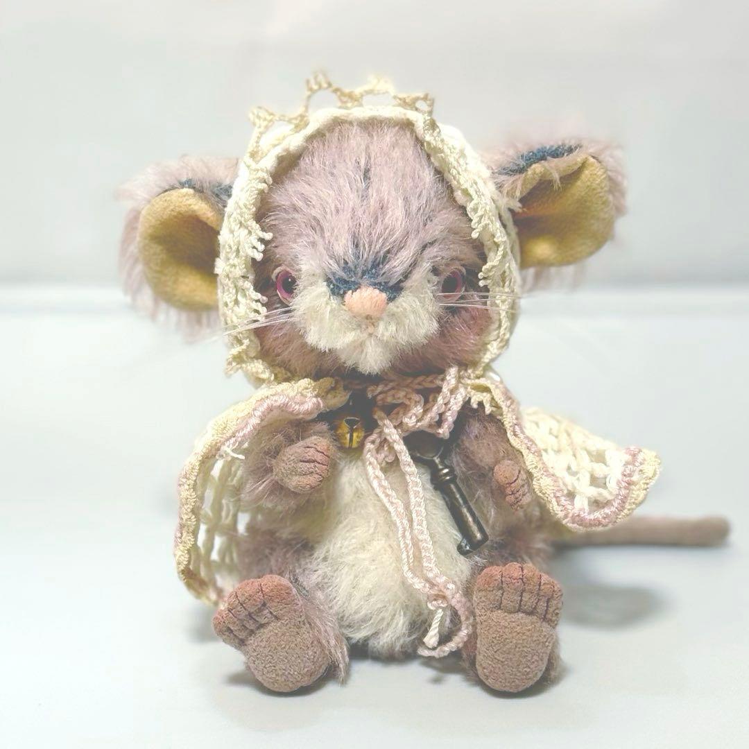 HiNO pixy 様 ねずみ 国内人気作家様 テディベア アーティストベア