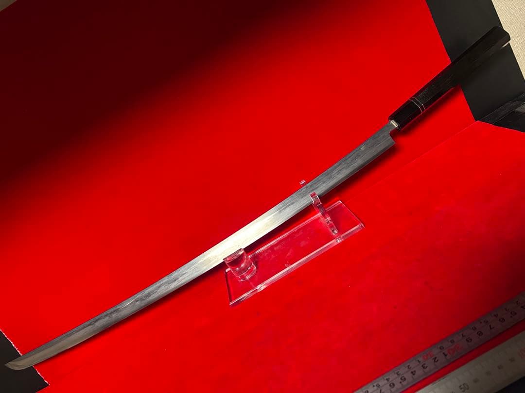 01589 包丁　マグロ包丁　超美品　刃文綺麗　墨流し　地肌綺麗　未使用品