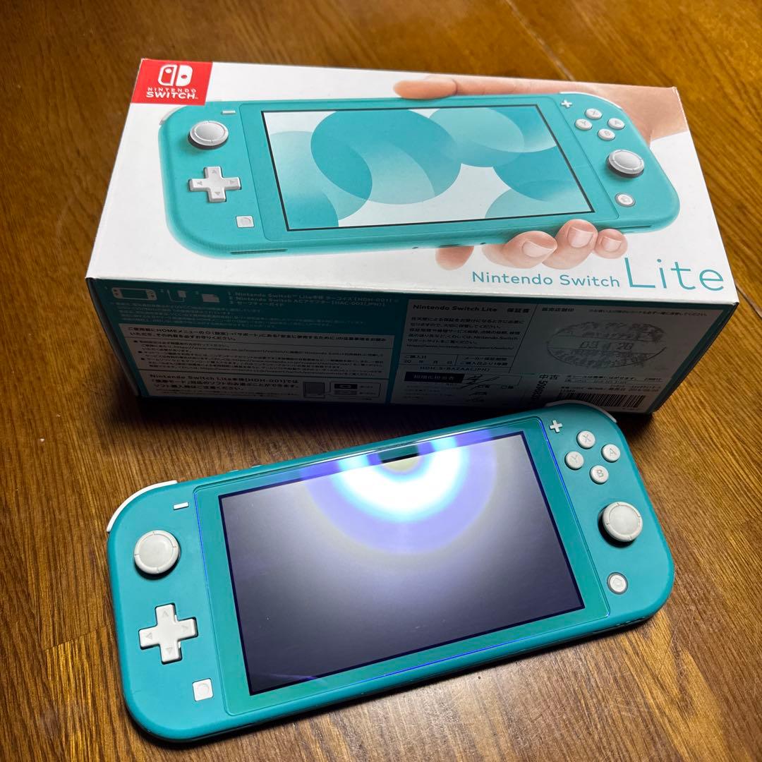 Switch lite ターコイズ