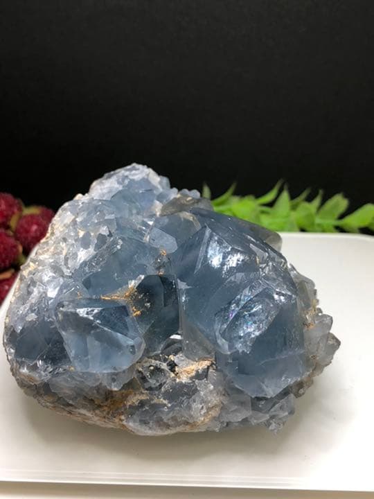 天空へと導く、、神秘の天然石☆セレスタイト　クラスター1点物