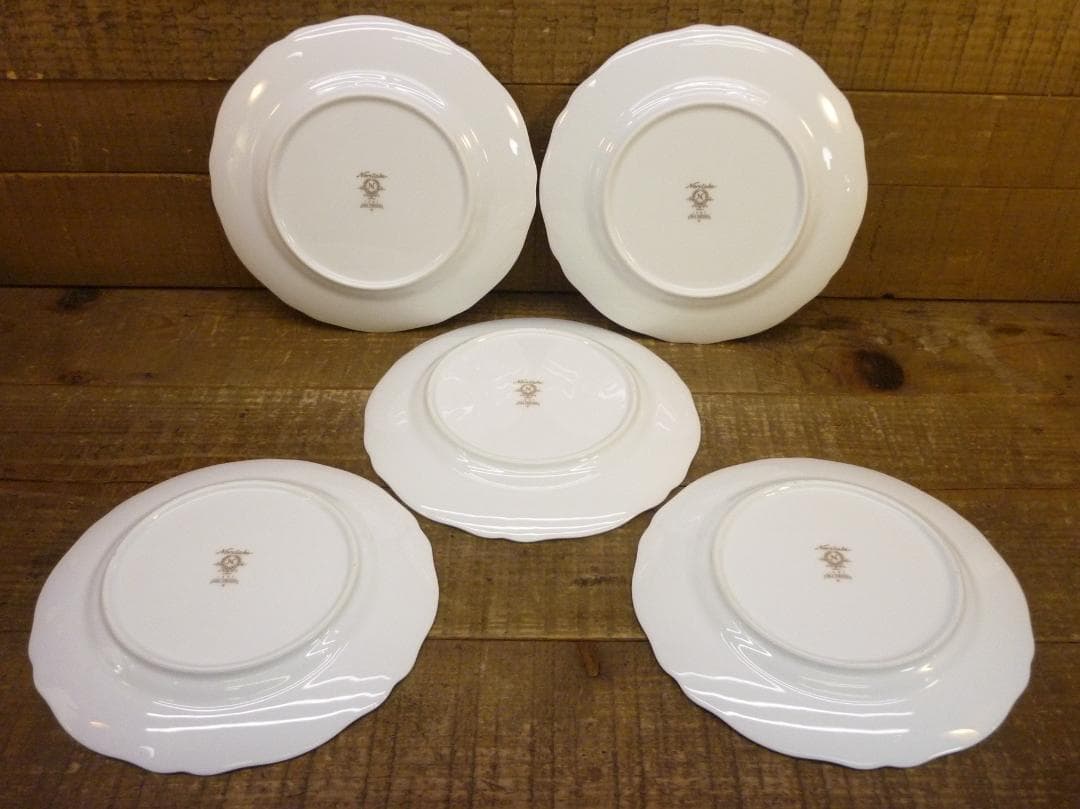 ヴィンテージ ノリタケ ガラコンテッサ 21㎝プレート 5枚 廃盤 S15459