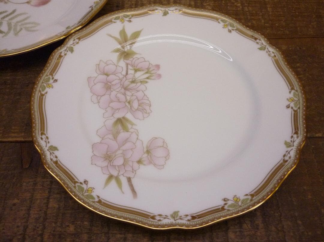 ヴィンテージ ノリタケ ガラコンテッサ 21㎝プレート 5枚 廃盤 S15459