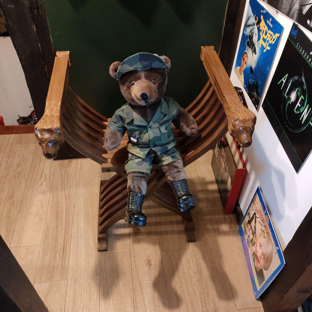 一点物！58000円購入！折りたたみチェア手作りインテリアアニマル 動物 犬トラ