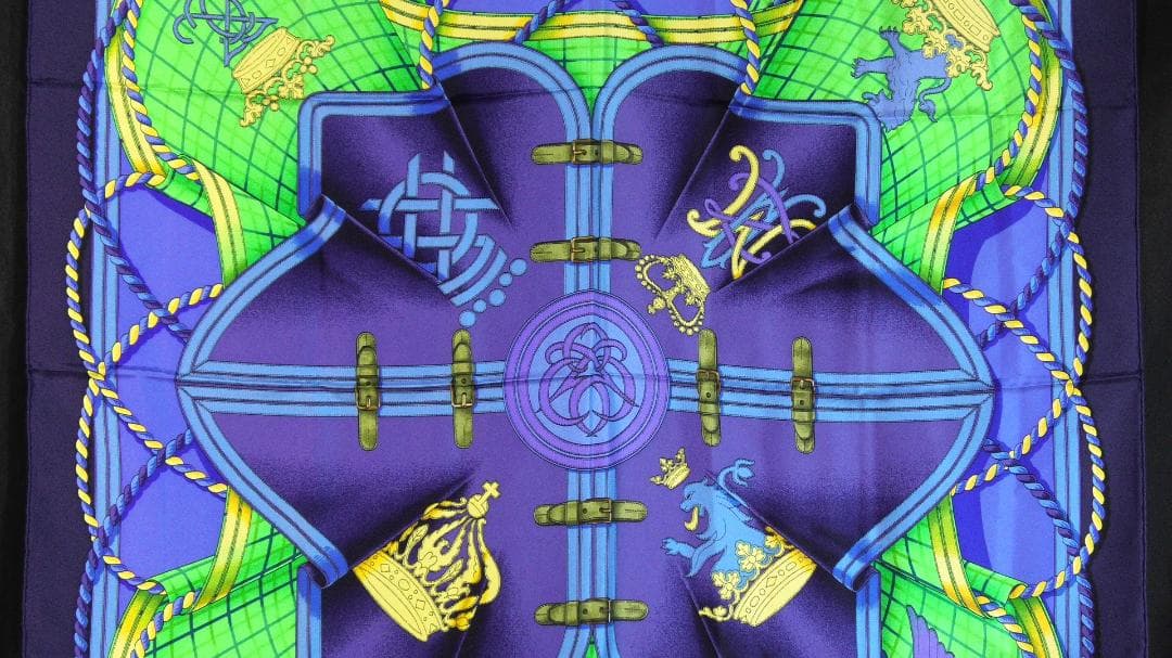 新品未使用品　HERMES エルメス　大判スカーフ　カレ90　 D532